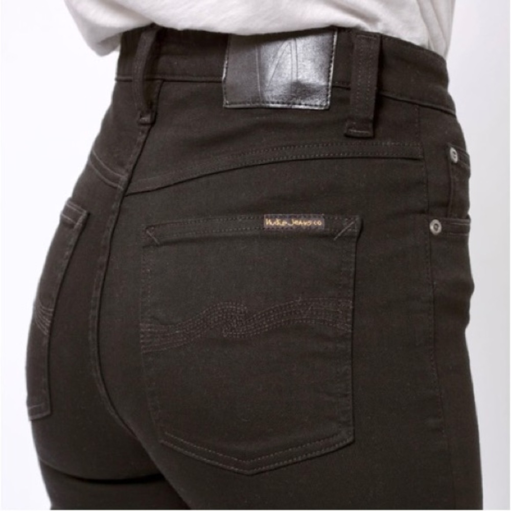 Nudie Jeans - High Waisted Black Skinny Jeans